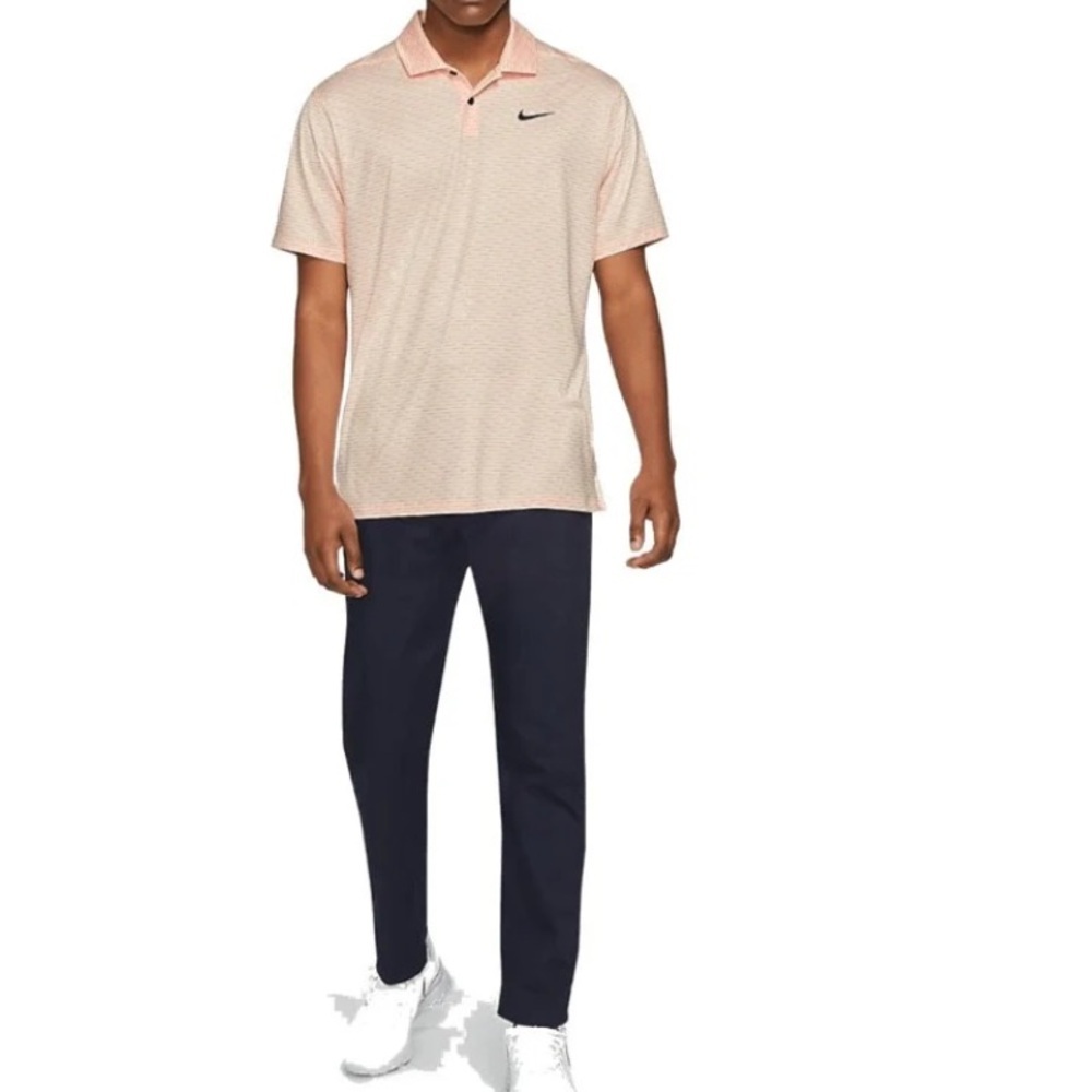 Nike Mens Dri-Fit Vapor Striped Polo Shirt Large